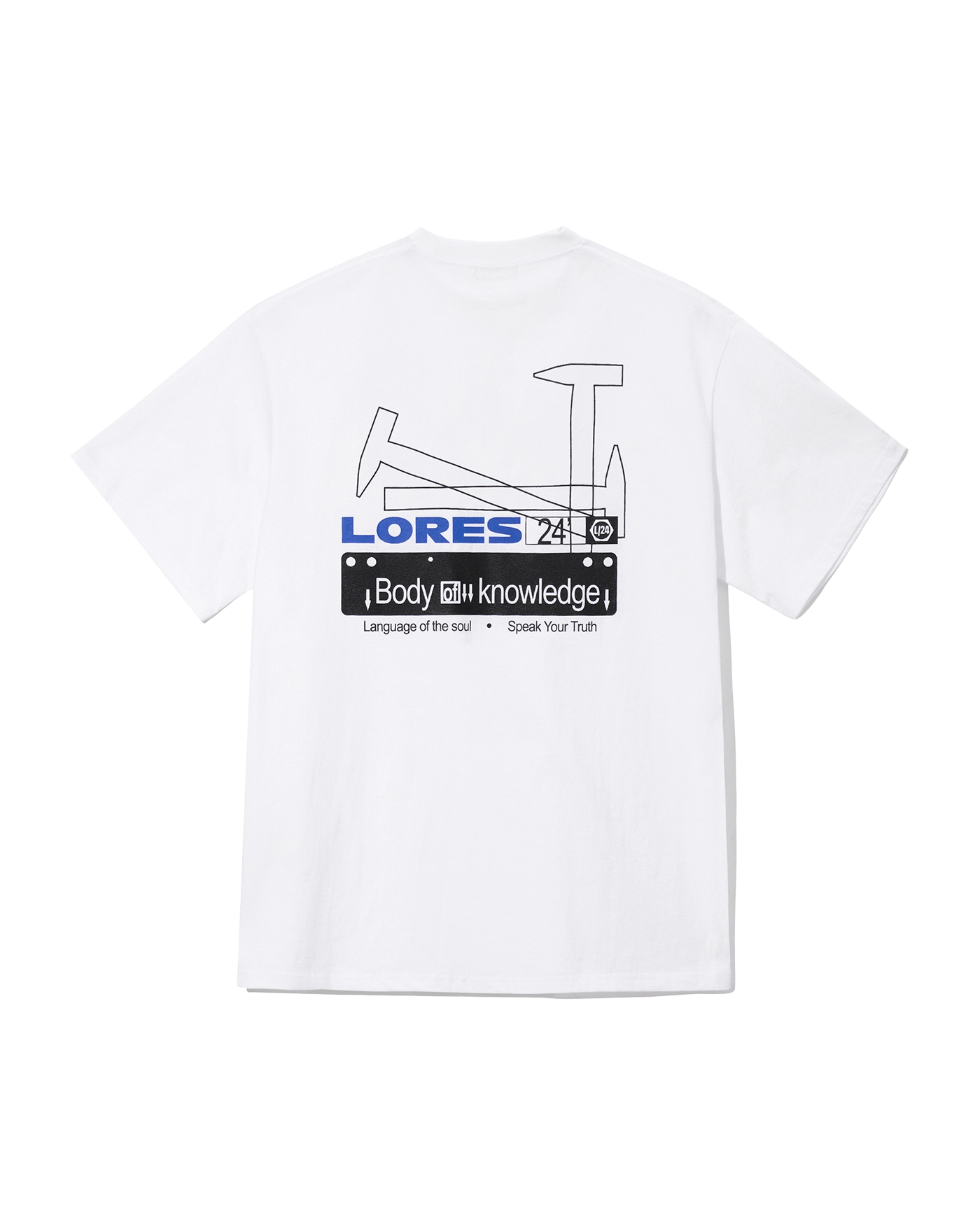 Tシャツ・カットソー LORES Advanced Chrome Logo S/S Tee SA036 LORES Advanced Chrome Logo S/S Tee - Taupe | International Store